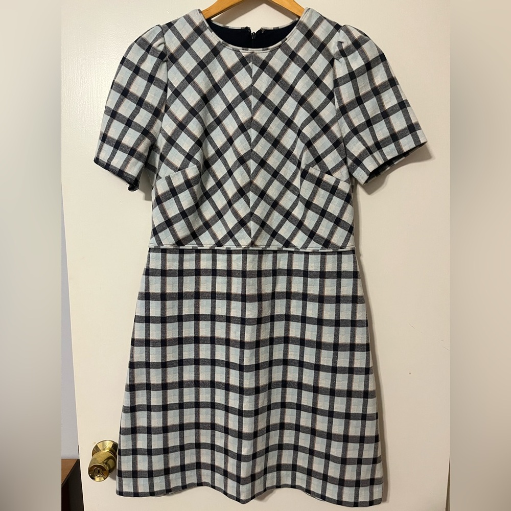Ann Taylor Puff Sleeve Dress